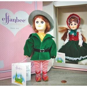 NEW Lot (2) Wizard Of OZ MUNCHKINS DOLLS Effanbee Storybook 2914 2915 Boxed!